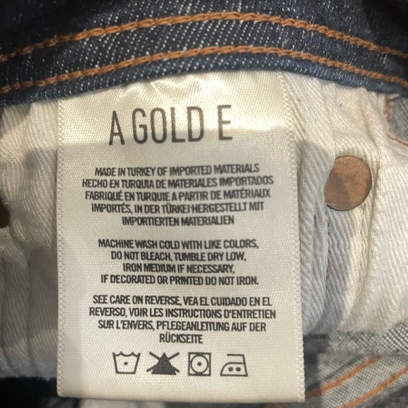 AGOLDE Roxanne Super High Rise Skinny Jeans A051-1054 Cut #44949 - Picture 5 of 7